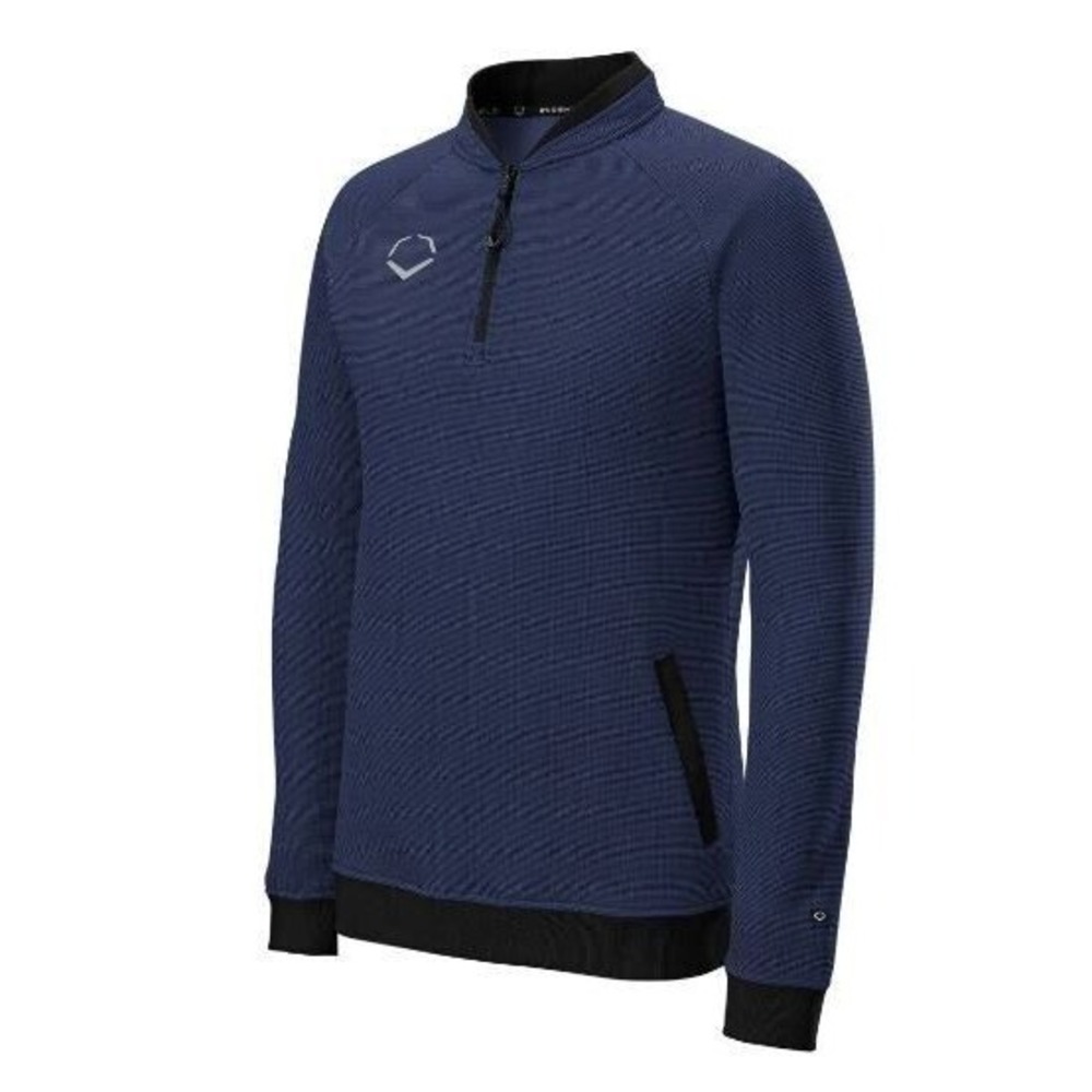 NWT EvoShield Heater 1/4 Zip Pullover Fleece Warm Up Batting Baseball Mens Small
